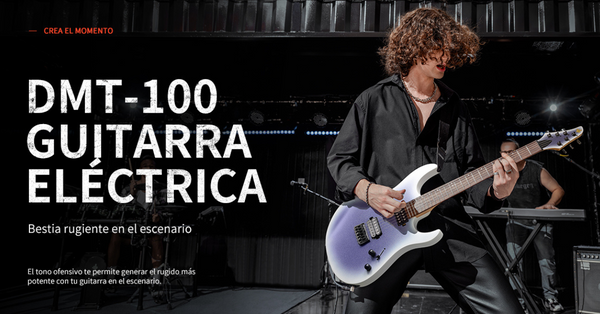 Guitarra eléctrica Donner DMT-100 : violeta degradado