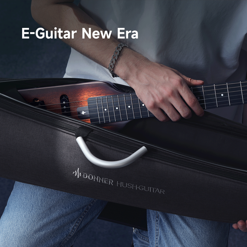Donner HUSH-X – Guitarra de viaje ligera y versátil