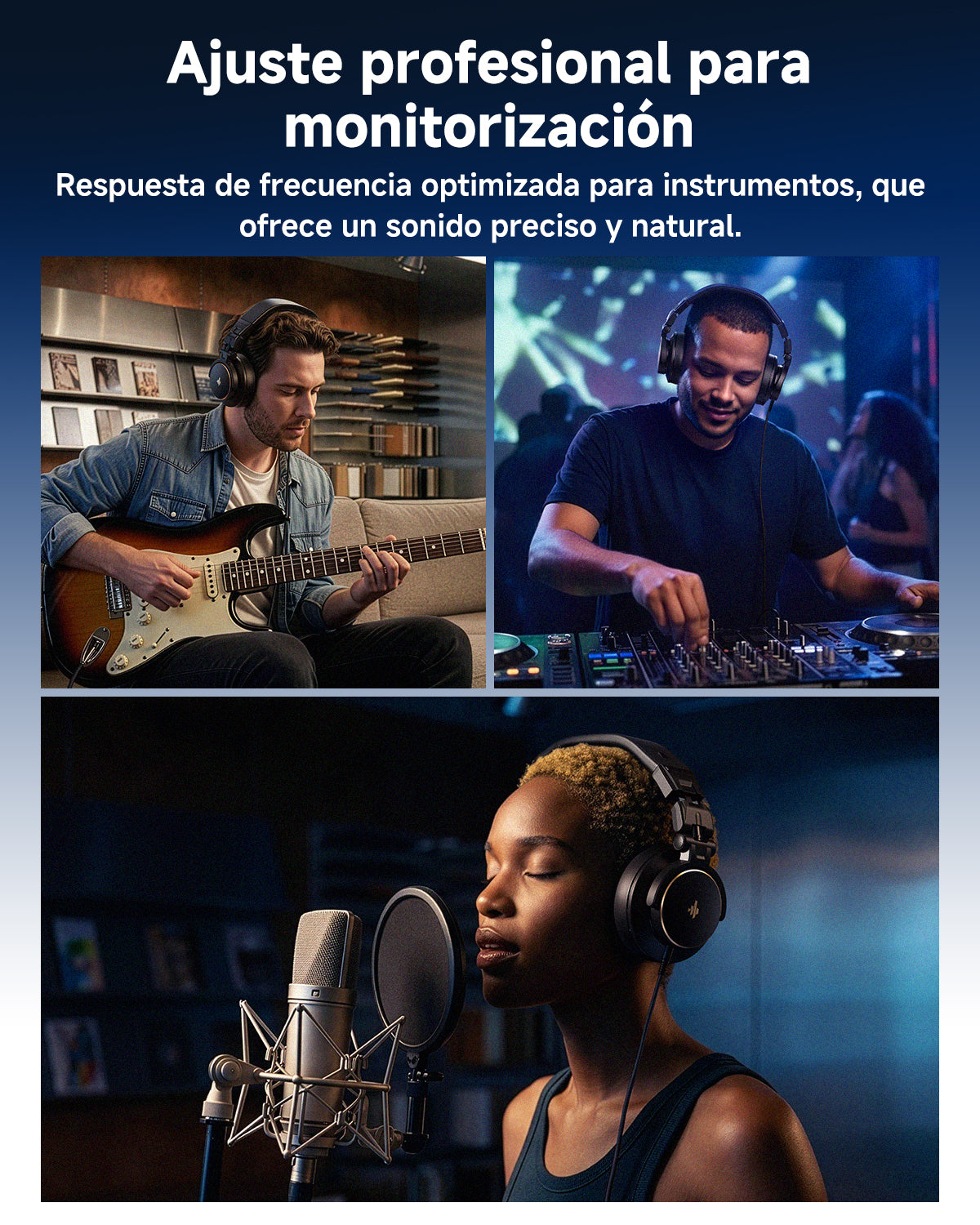 Donner MH1 Auriculares de monitorización de estudio