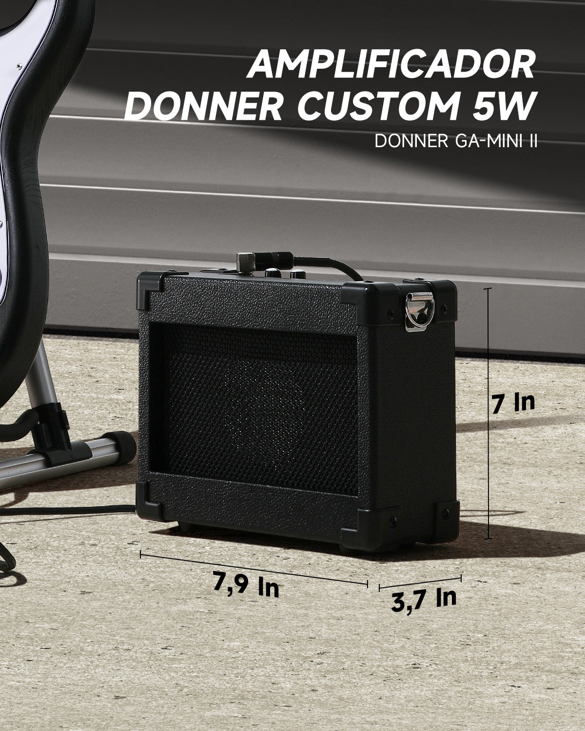 Donner DST-80 Kit de guitarra eléctrica ST esmerilada de 39 pulgadas con amplificador-Sunburst##