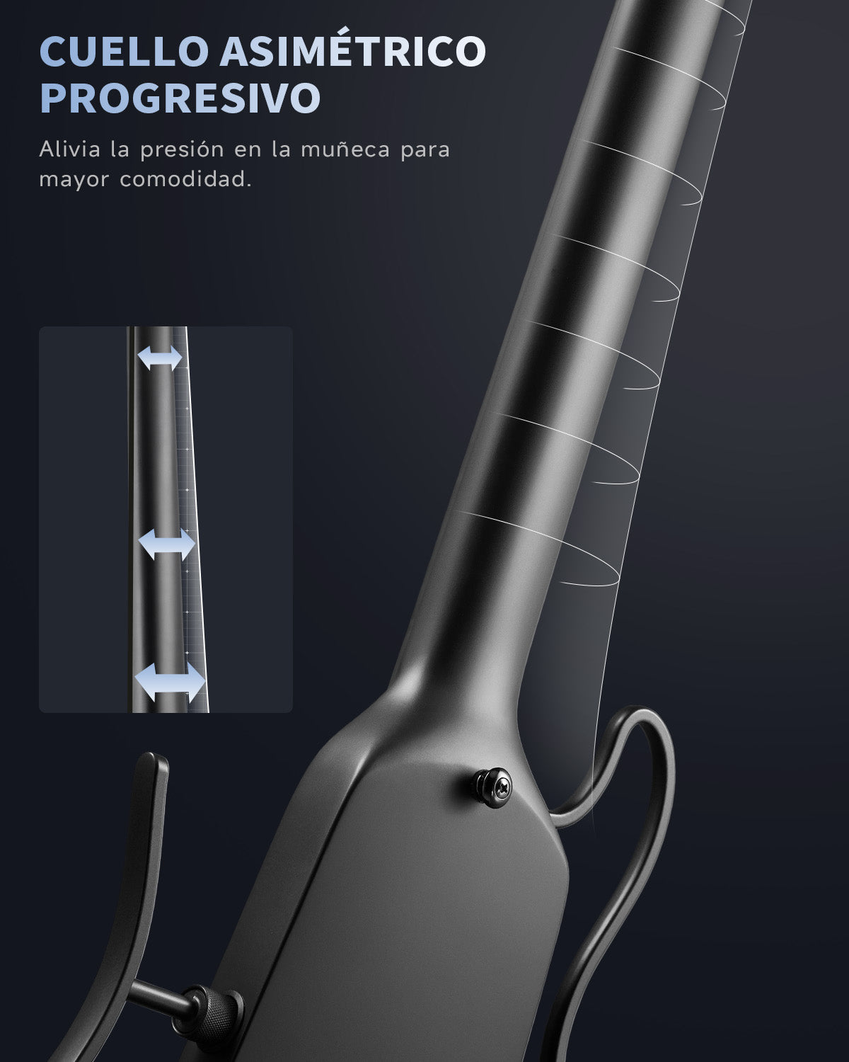 Donner HUSH™ X Guitarra eléctrica ultraligera sin cabeza-Negro##