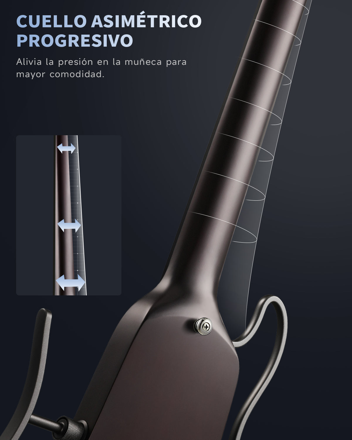 Donner HUSH™ X Guitarra eléctrica ultraligera sin cabeza-Sunburst##