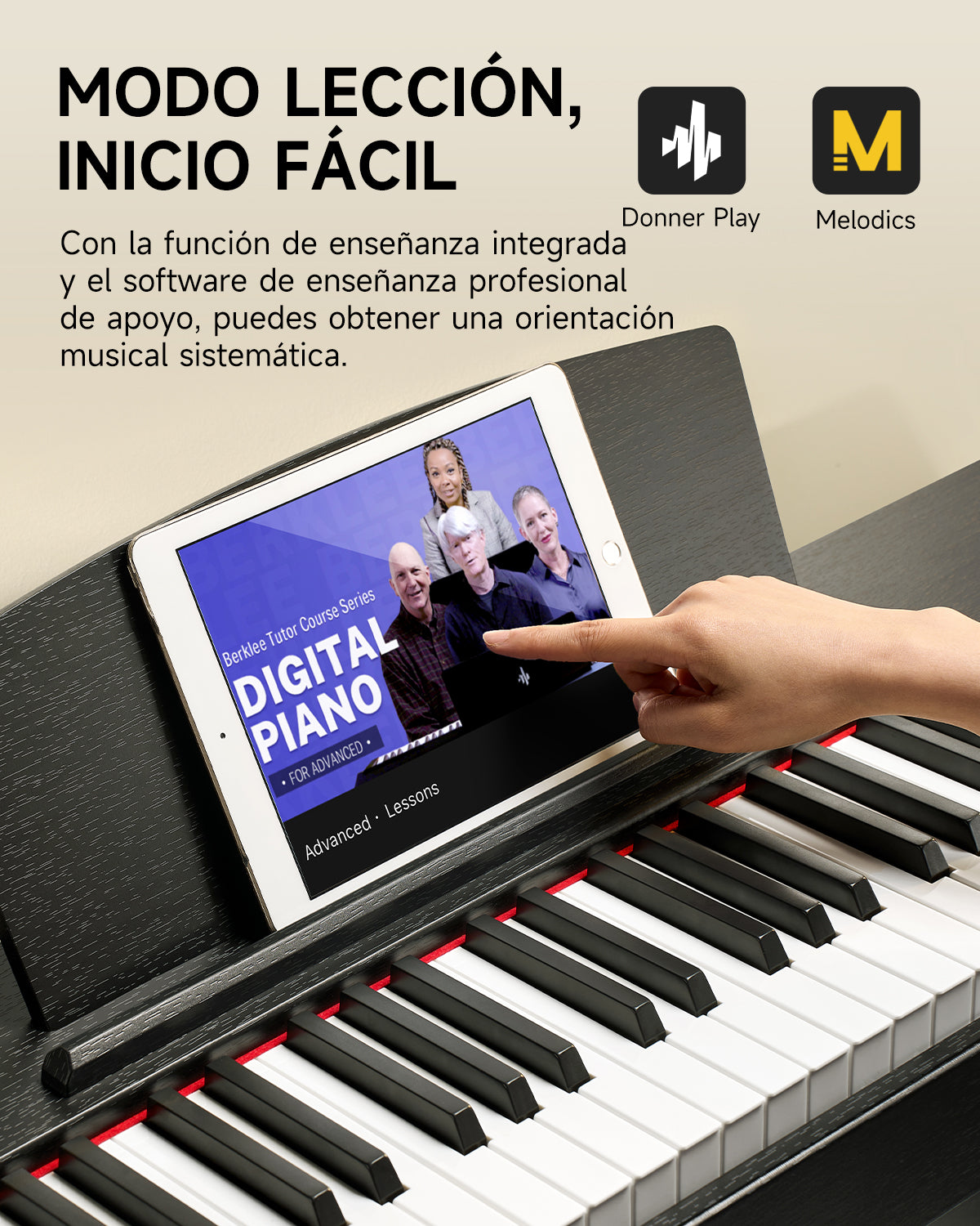 Donner DDP-50 Piano digital contrapesado de 88 teclas