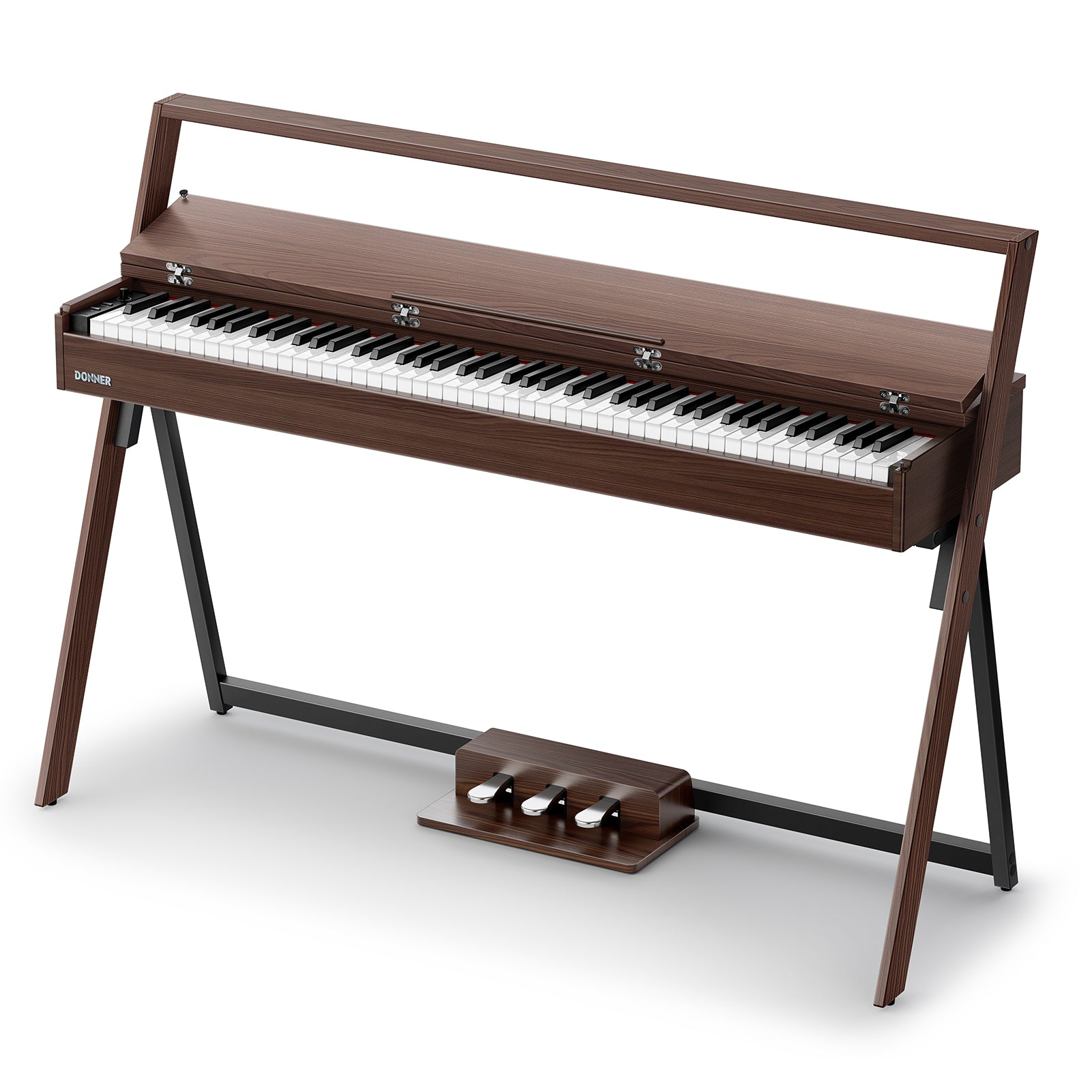 Donner OURA™ R300 Piano digital de estilo casero-Marrón##