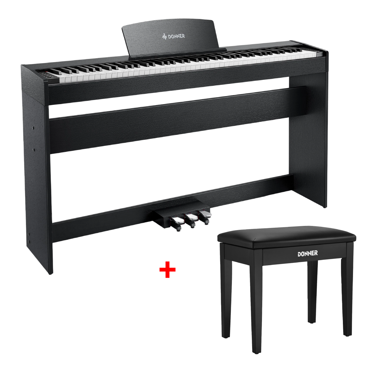 Donner DDP-50 Piano digital contrapesado de 88 teclas