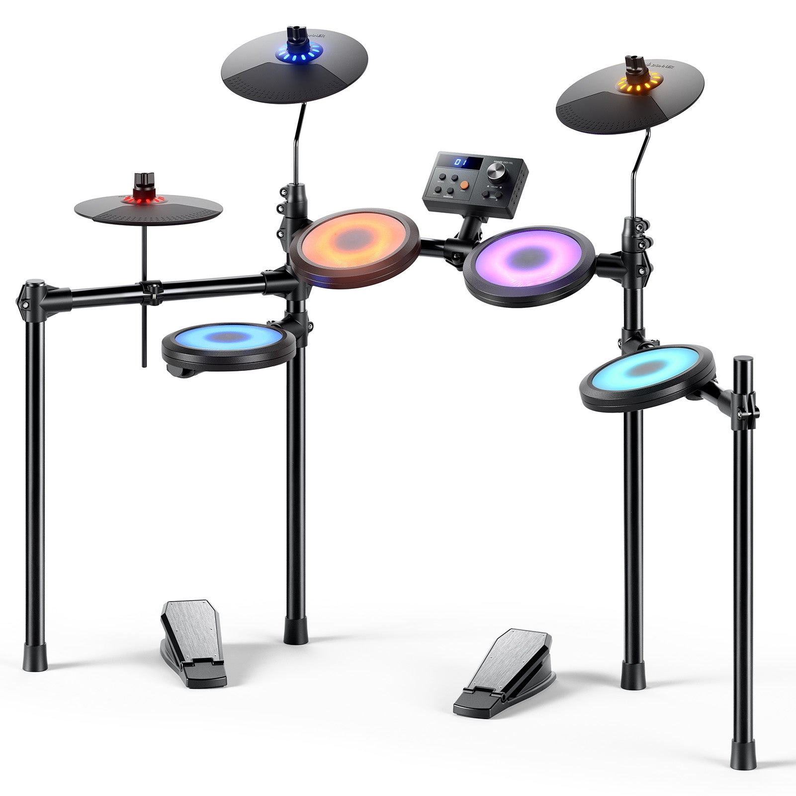 Donner DED-70L Batería Electrónica con luces LED