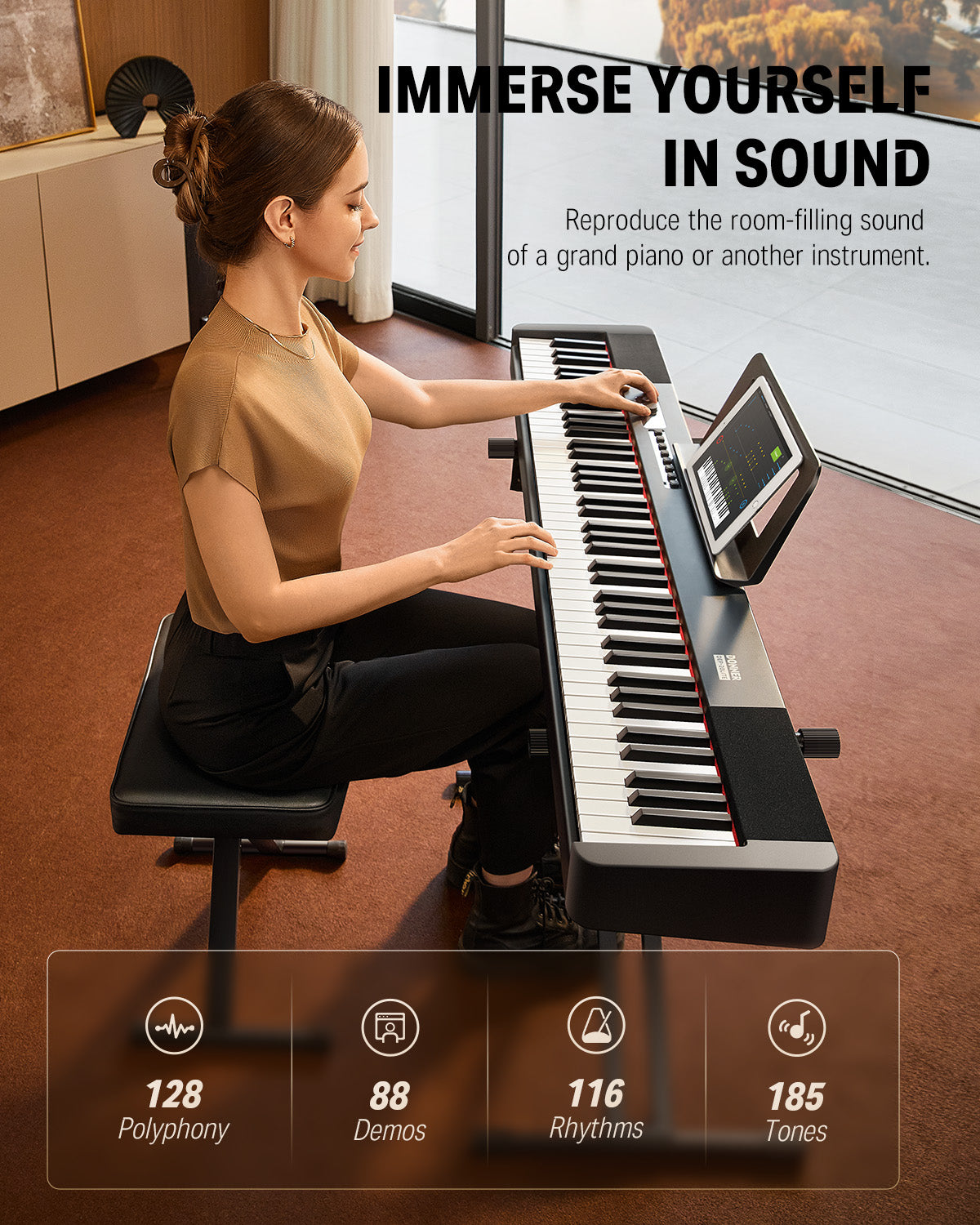 DONNER DEP-20 LITE Piano digital para principiantes