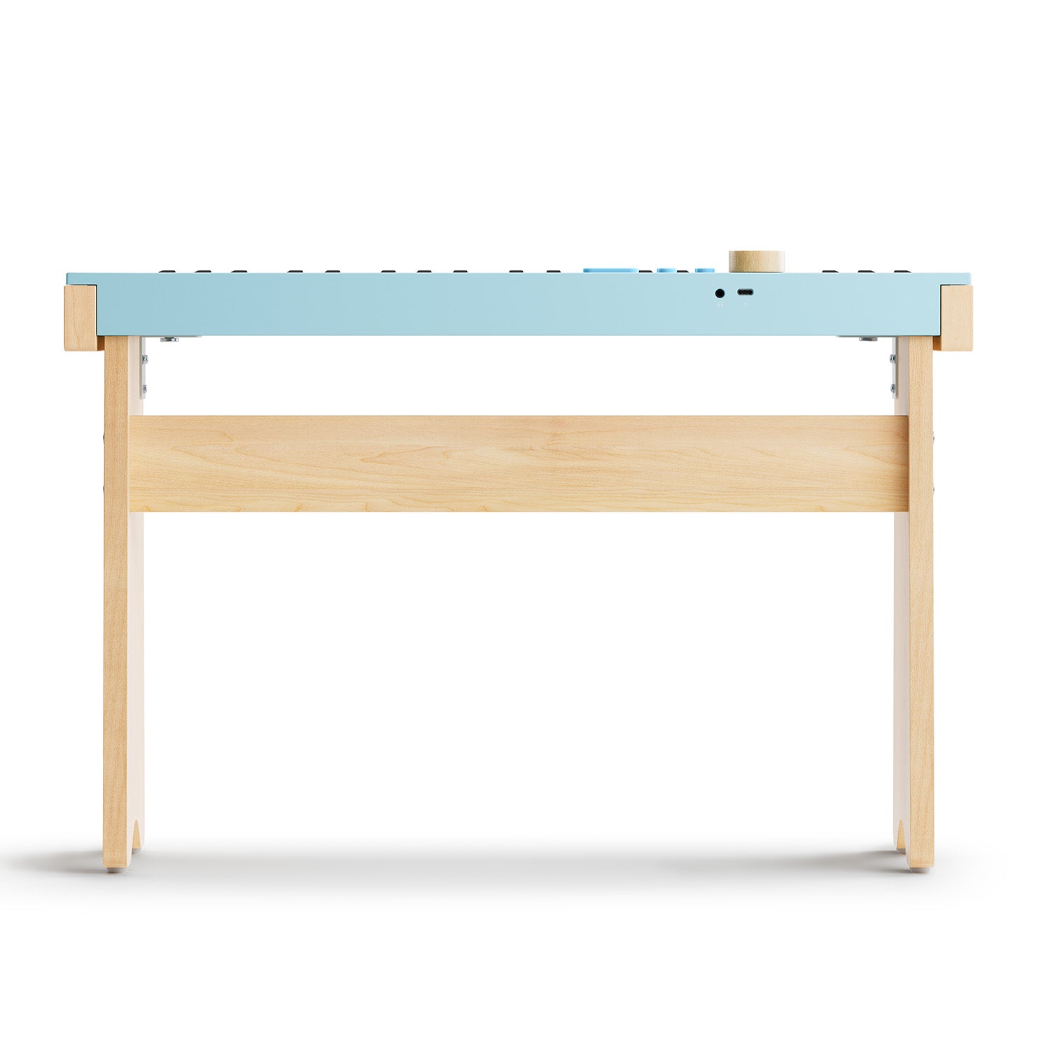 Eastar KIDO V20 Mini teclado digital con 44 teclas y soporte-Azul##