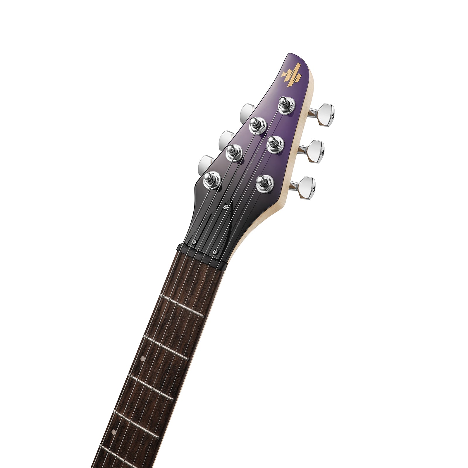Donner DMT‑66 Guitarra eléctrica-Degradado negro a púrpura##