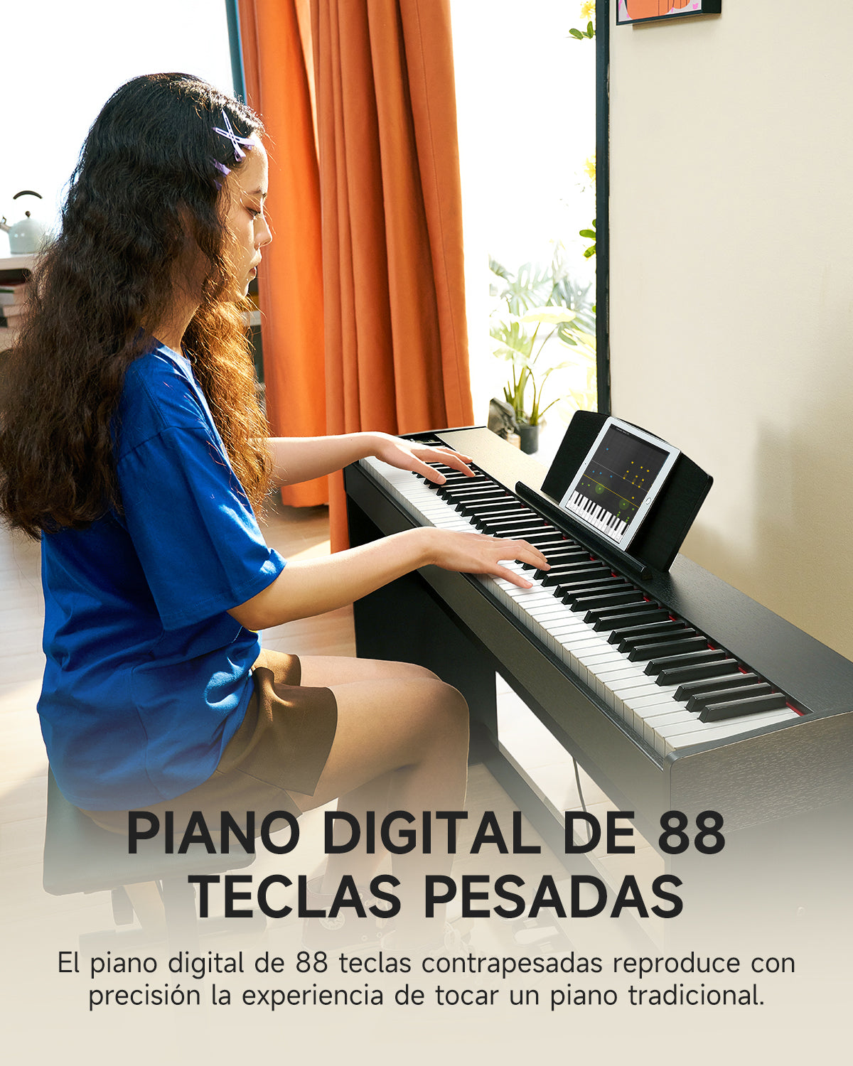 Donner DDP-50 Piano digital contrapesado de 88 teclas