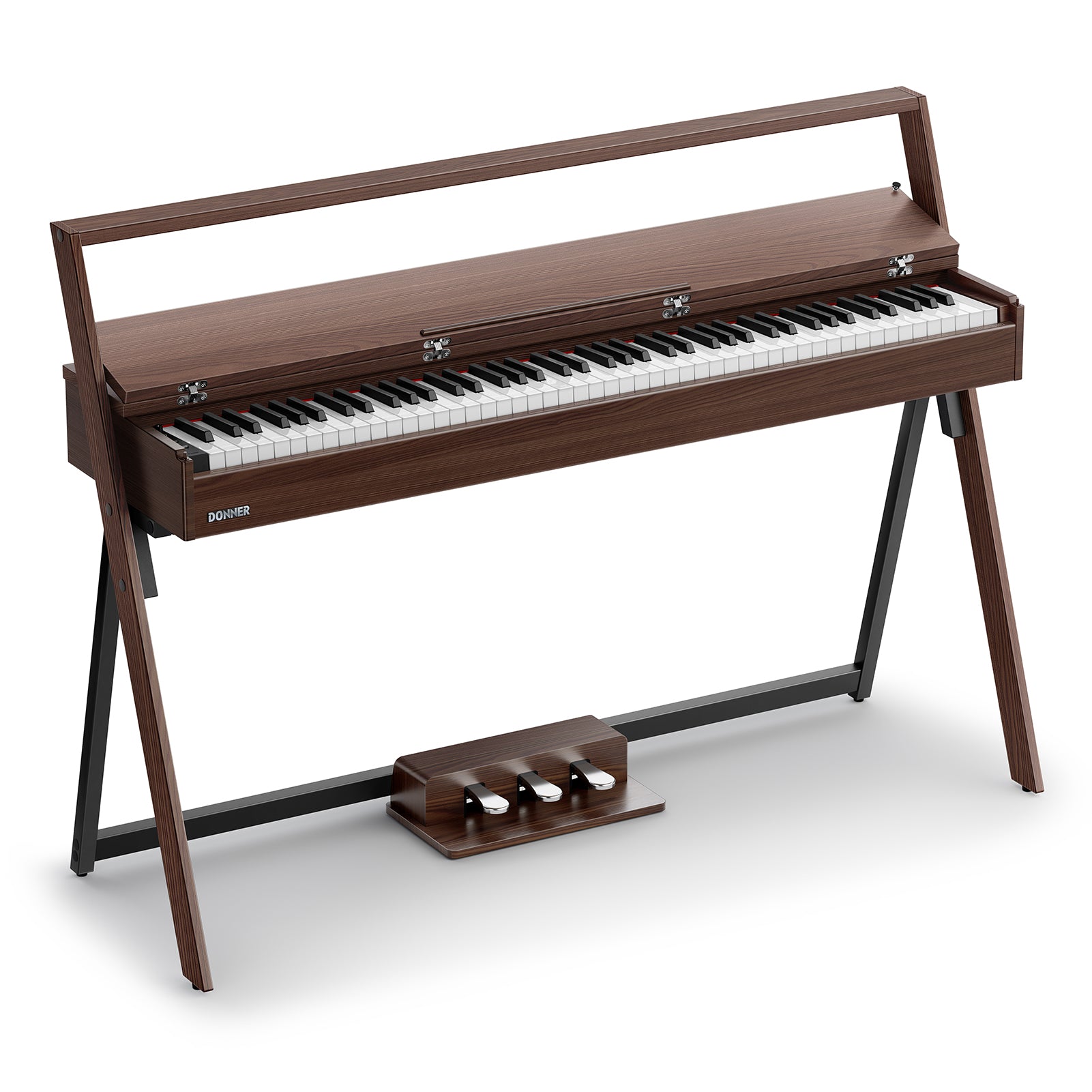 Donner OURA™ R300 Piano digital de estilo casero-Marrón##