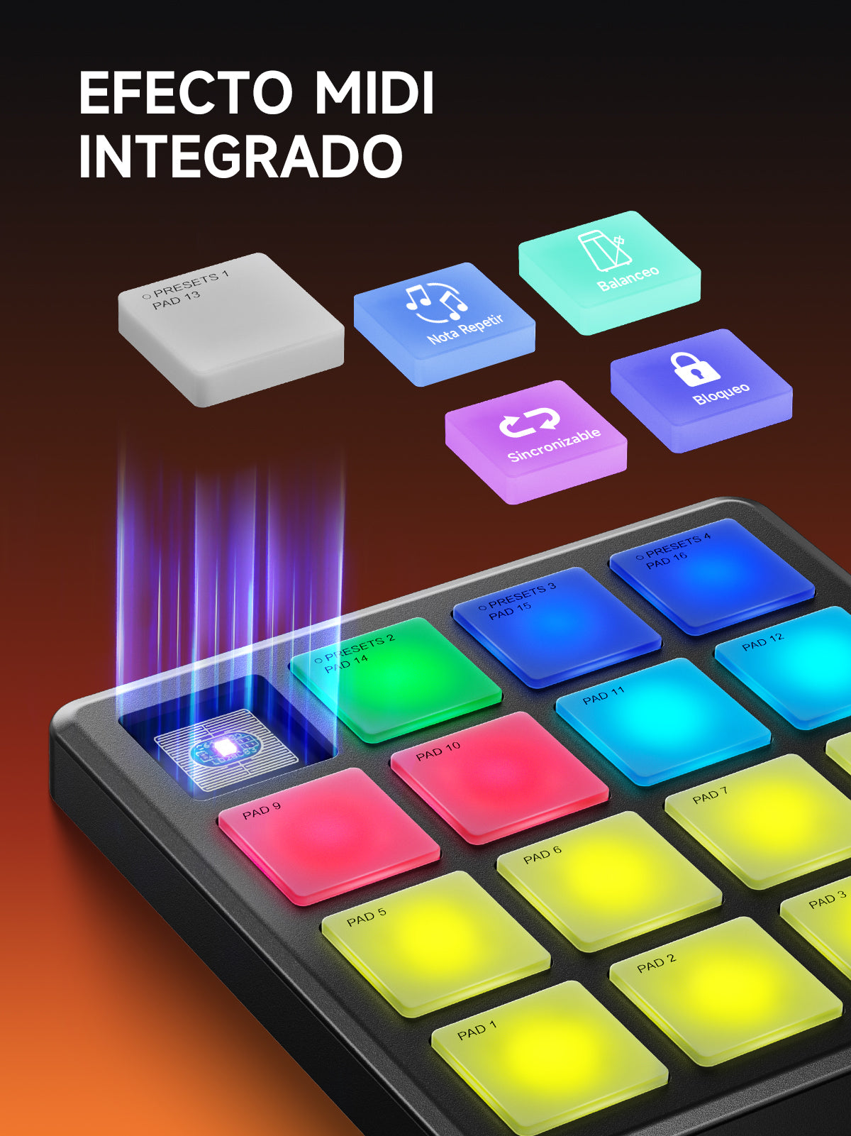 MINI CONTROLADOR MIDI STARRYPAD