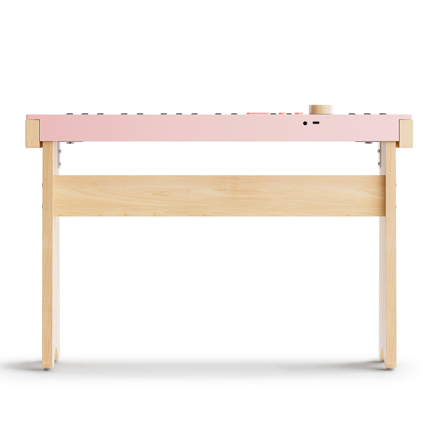 Eastar KIDO V-10 Mini teclado digital de 32 teclas/44 teclas-44 teclas con soporte Rosa##