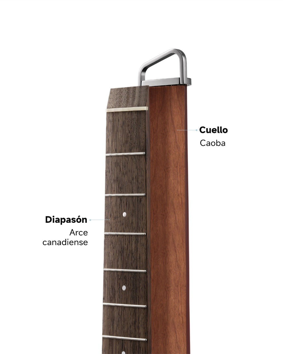 Donner HUSH™ I PRO Guitarra de viaje-Gradiente Maillard##