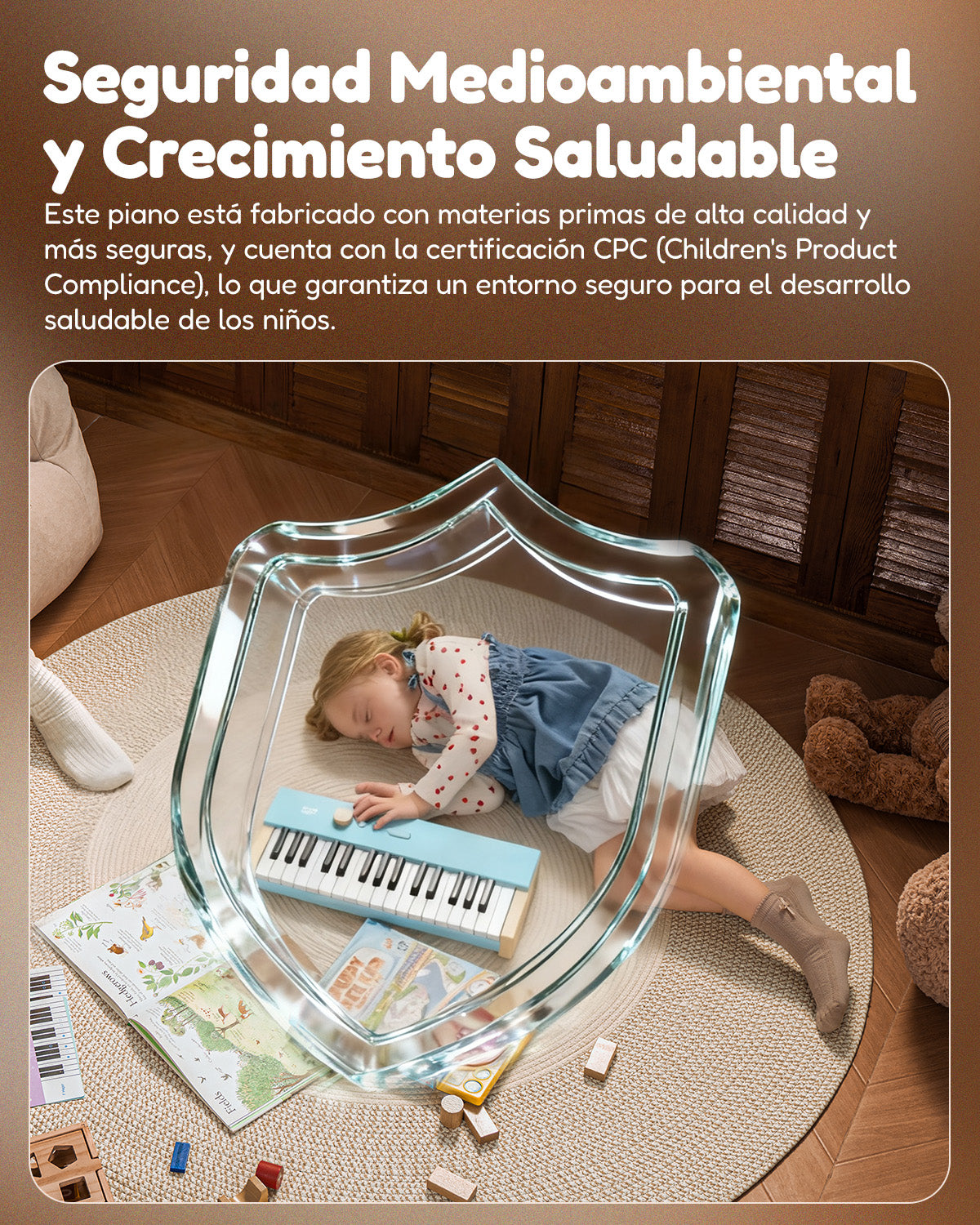 Eastar KIDO V-10 Mini teclado digital de 32 teclas/44 teclas-32 teclas Azul##