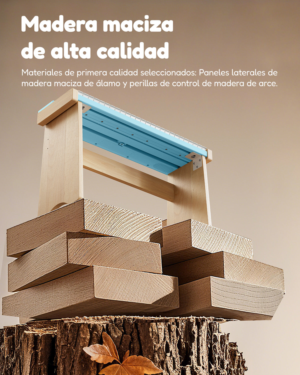 Eastar KIDO V20 Mini teclado digital con 44 teclas y soporte-Azul##