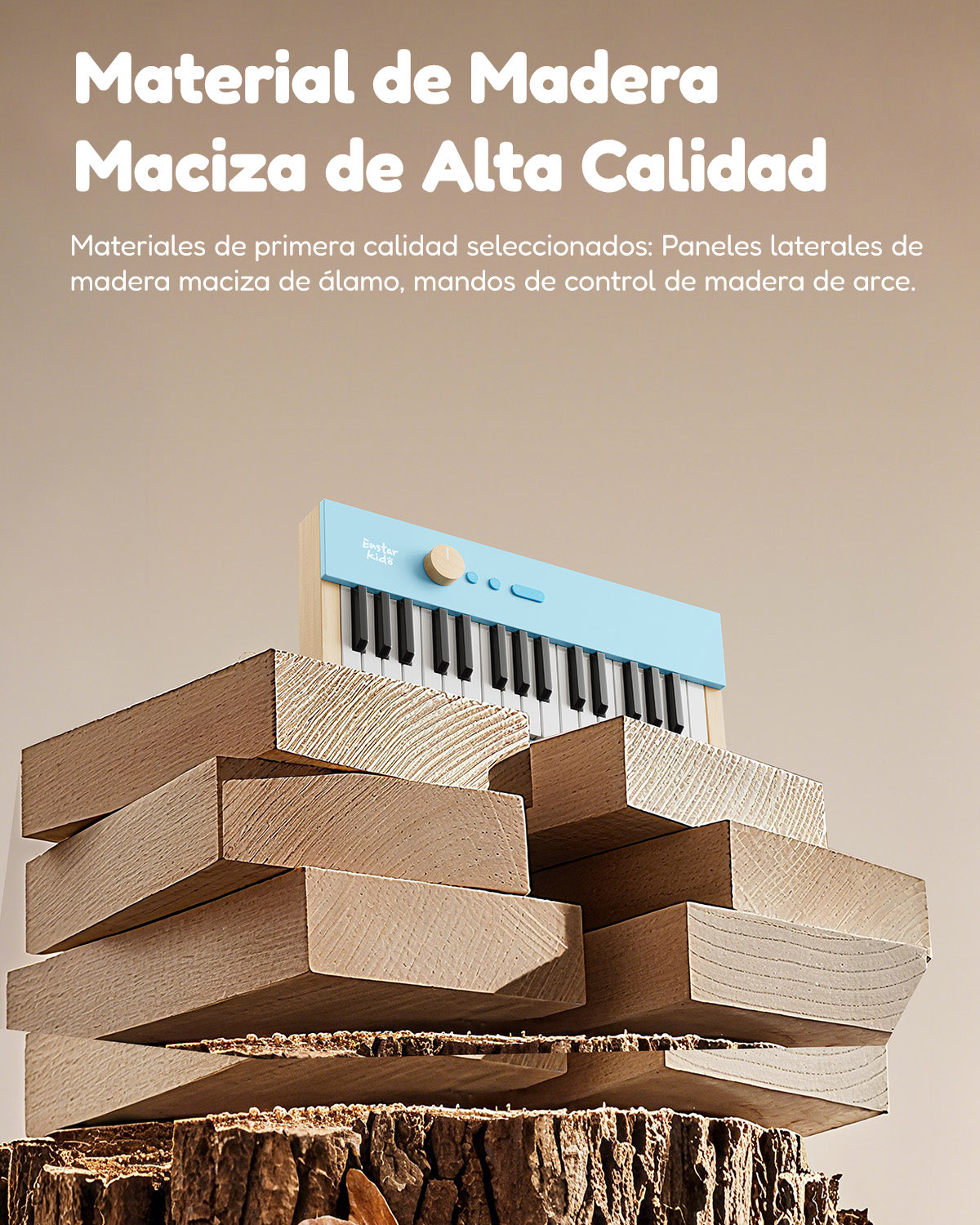 Eastar KIDO V-10 Mini teclado digital de 32 teclas/44 teclas-32 teclas Azul##