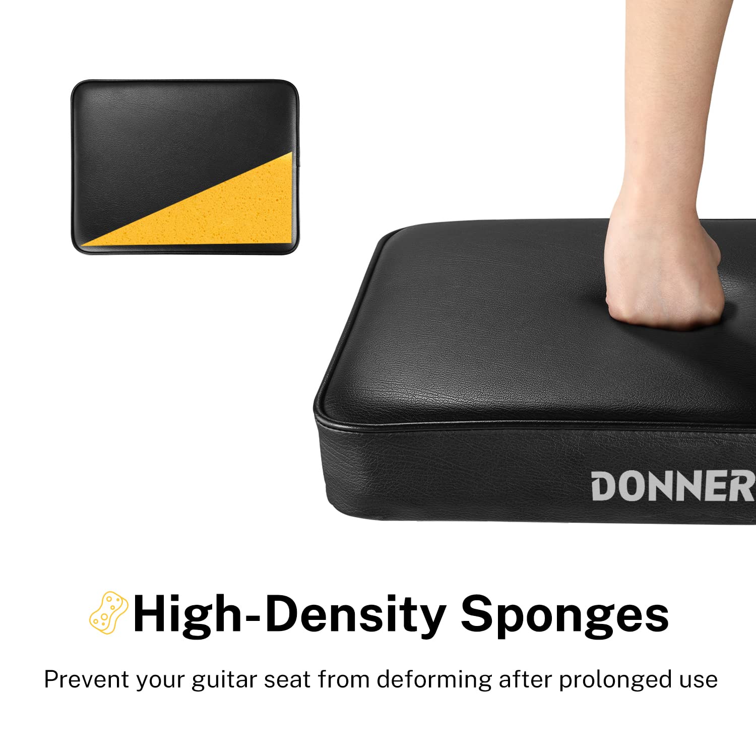 Donner Adjustable X-Style Bench with Extra High-Density Padding