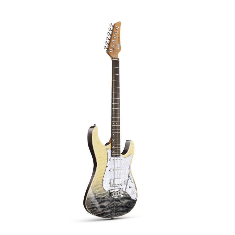 Donner DST-550 Guitarra eléctrica-Gradiente azul-Negro##