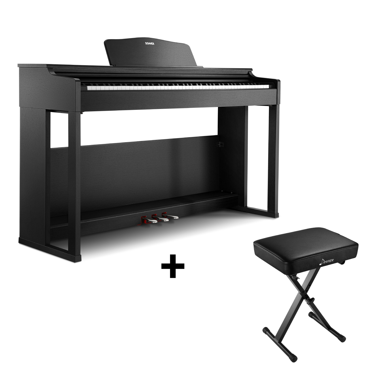 Donner DDP-100S Piano Digital con Mecanismo de Martillo Progresivo
