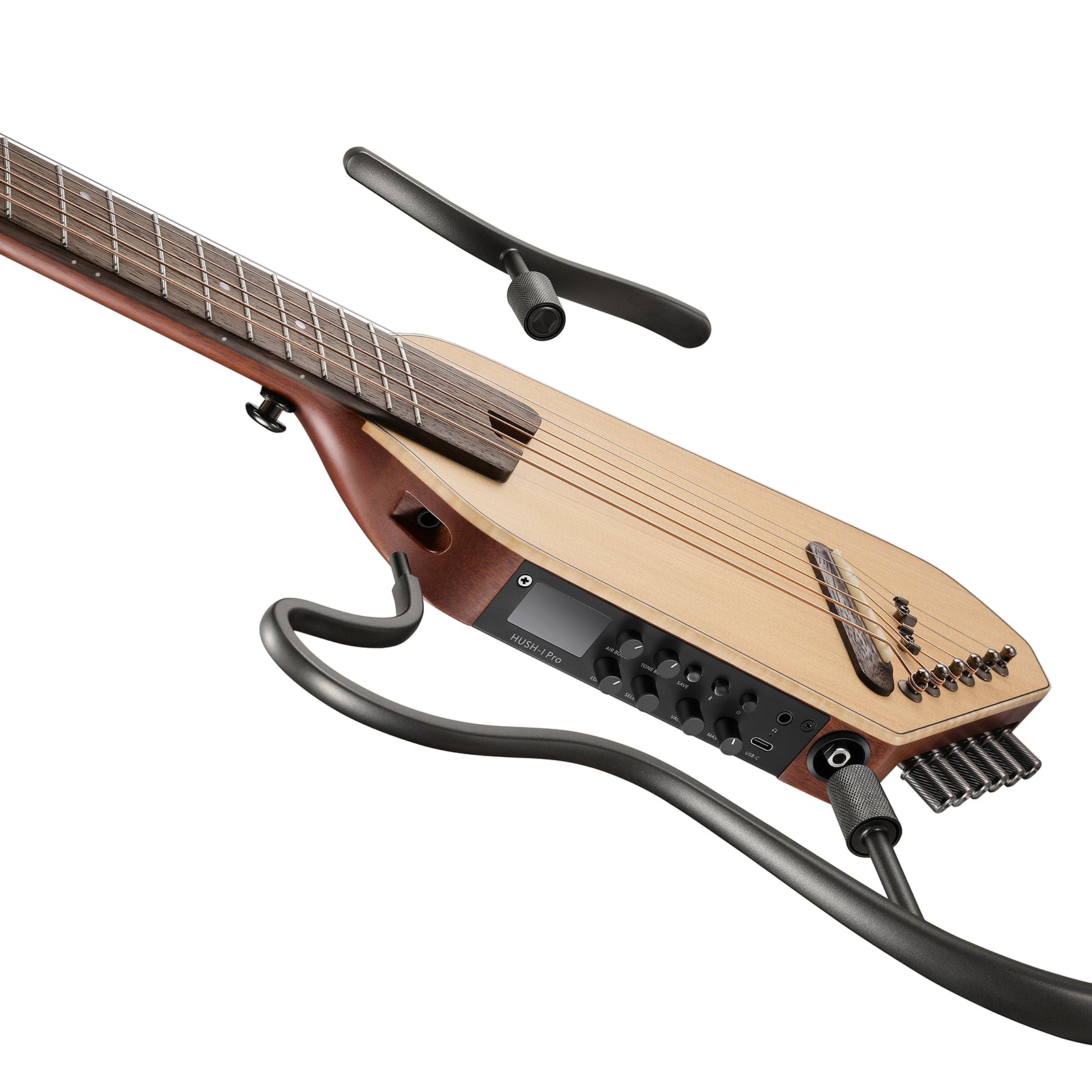 Donner HUSH-I Pro Guitarra Modos Multi Tono Guitarra de viaje-Natural##