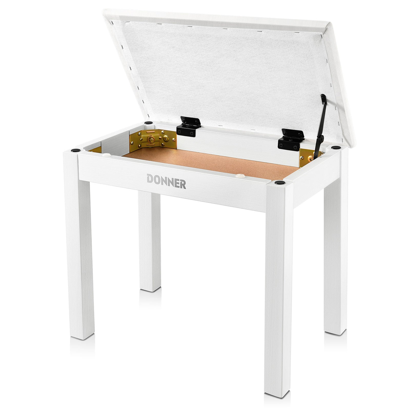 Donner DKB-10 banco para piano-Blanco##