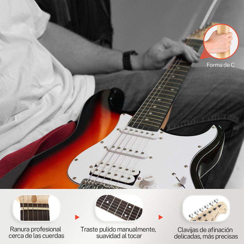 Donner DST-100S Kit de guitarra eléctrica pastillas S-S-H