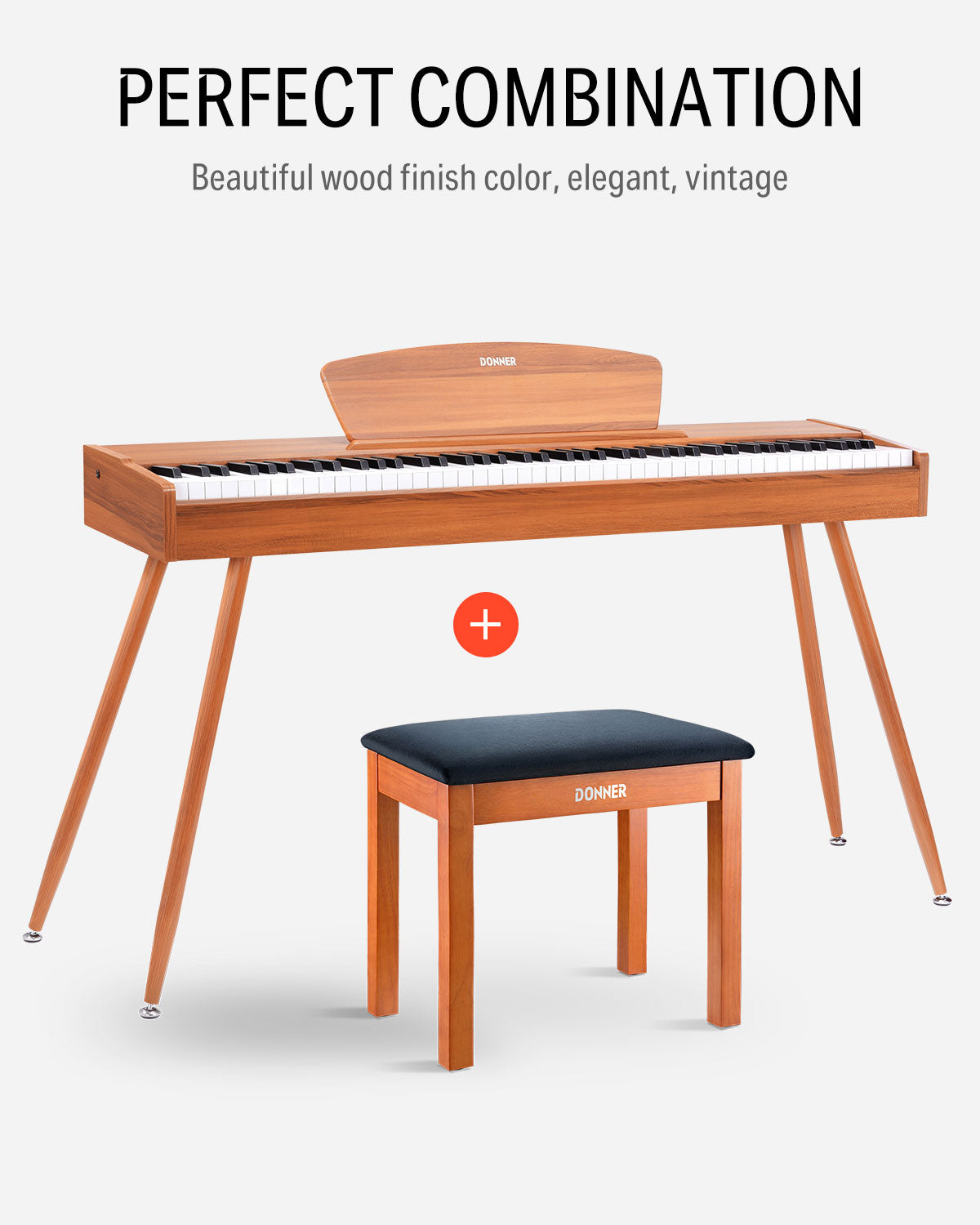 Donner DKB-10 Banco de piano espacioso