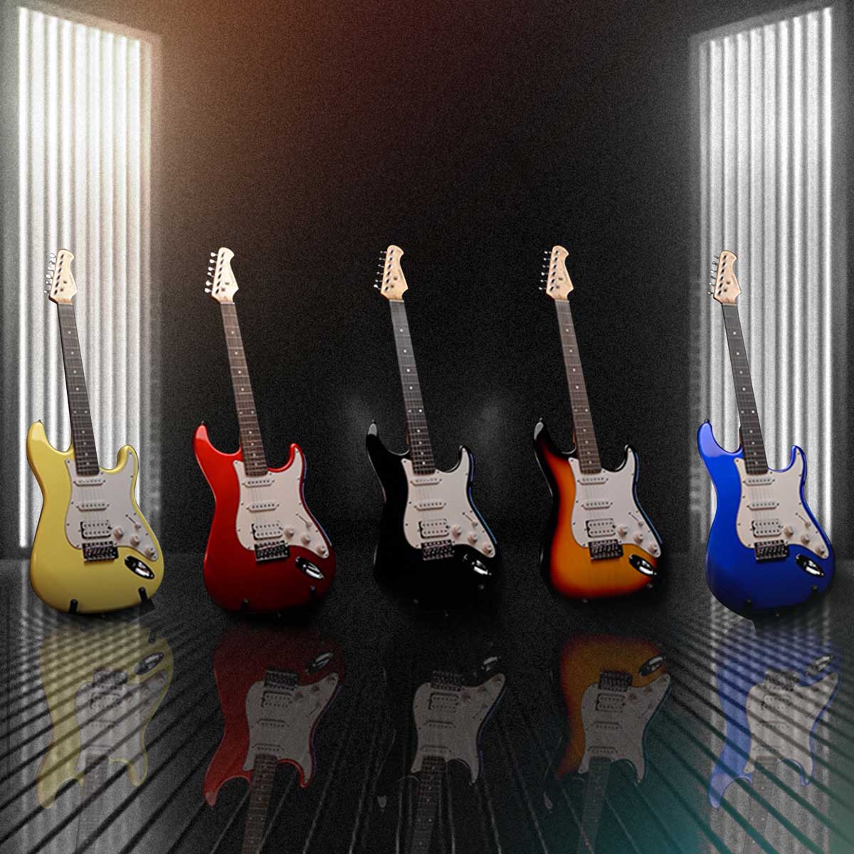 Donner DST-100S Kit de guitarra eléctrica pastillas S-S-H