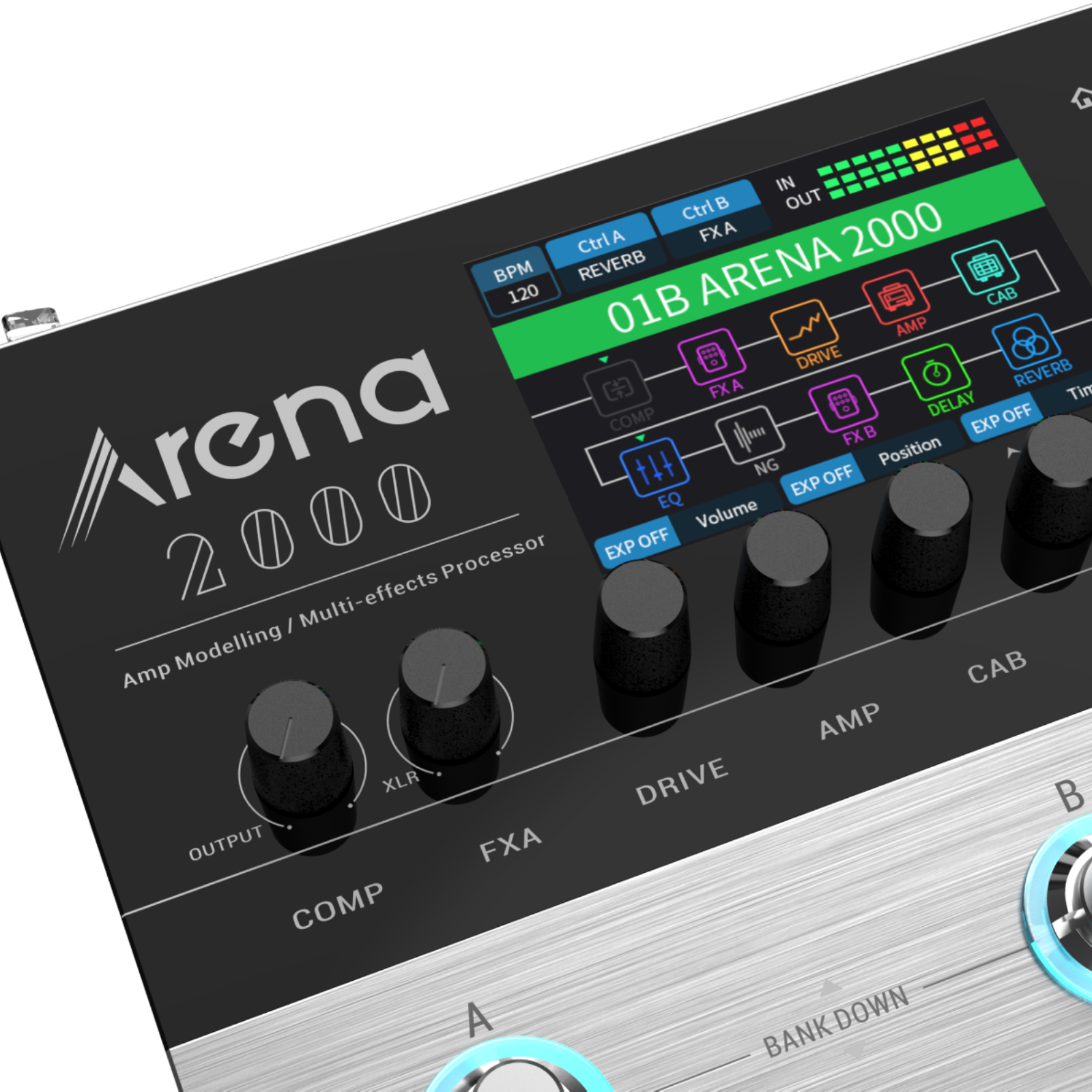Donner Arena 2000 pedal de guitarra multiefecto