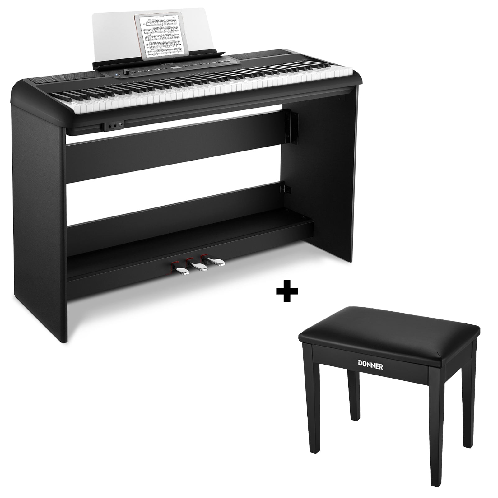 Donner SE-1 piano digital de 88 teclas con teclas ponderadas