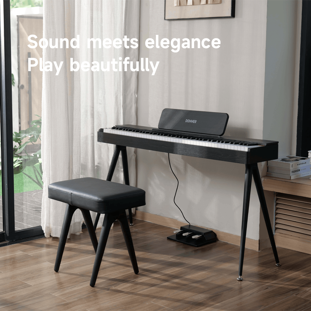 Piano Digital Donner OURA S100 para Principiantes con 88 Teclas Pesadas
