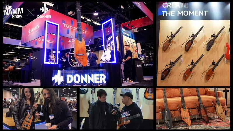 NAMM x Donner 2023: Guitarra sin cabeza de la serie HUSH Nuevos Miembros