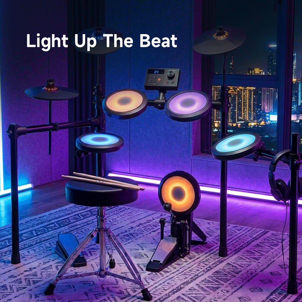 Opiniones Donner DED-70L: ¿La Mejor Batería con Luces para Niños?