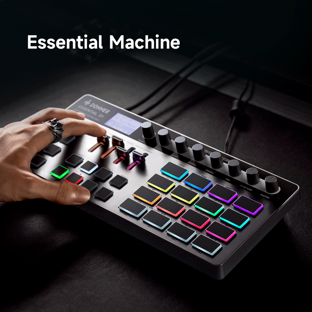 Caja de ritmos Donner Essential D1 Performance Beat Machine