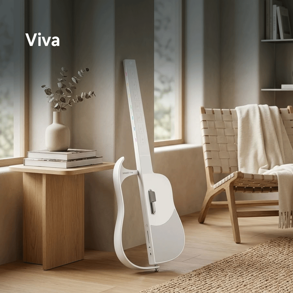 Donner VIVA: guitarra smart sin cuerdas para principiantes y viajes
