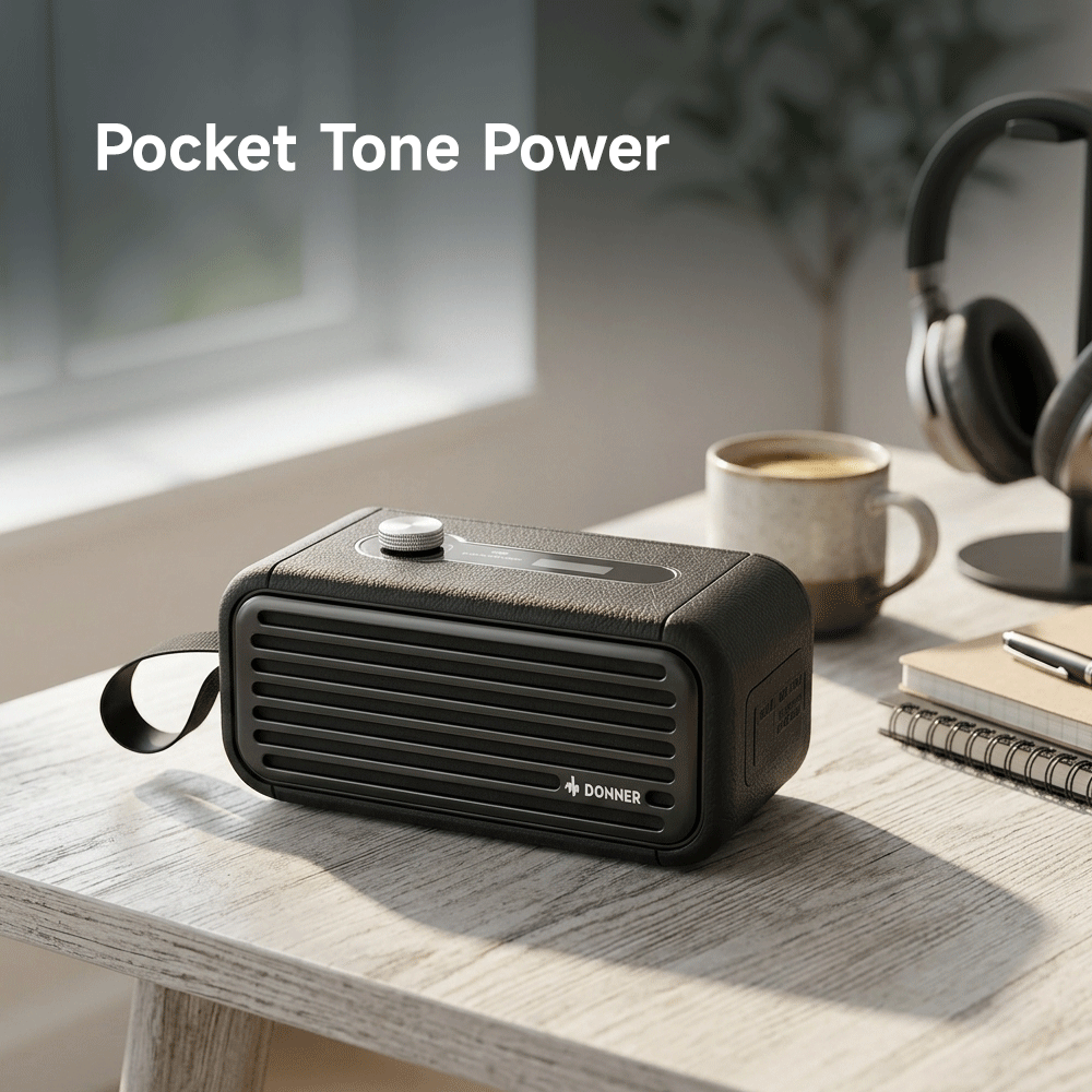 Amplificador de guitarra mini con Bluetooth: Donner Go