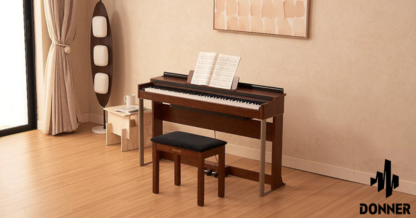 Redescubriendo la elegancia y el sonido: presentación del piano digital vertical Donner DDP-200