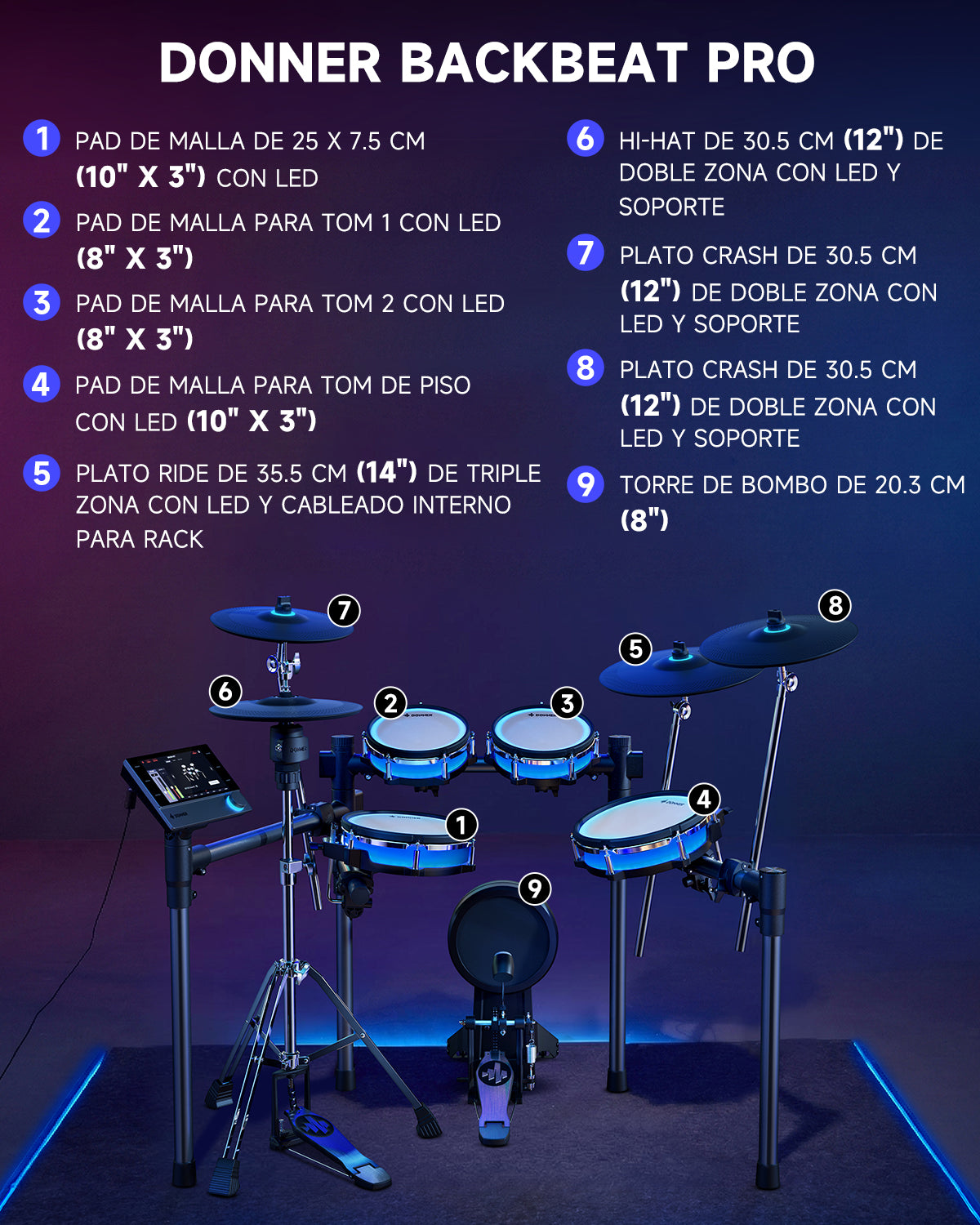 Donner BackBeat Pro Batería electrónica