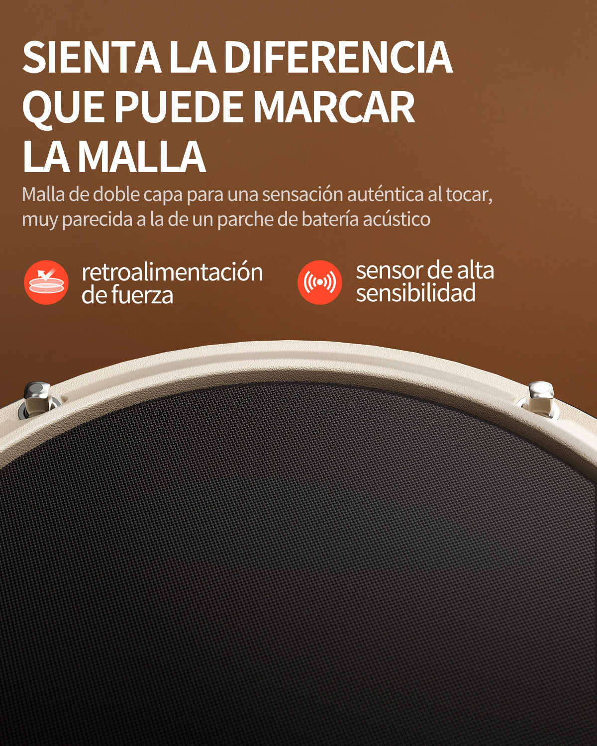 Donner DED-80  La mejor batería electrónica para principiantes-Blanco##