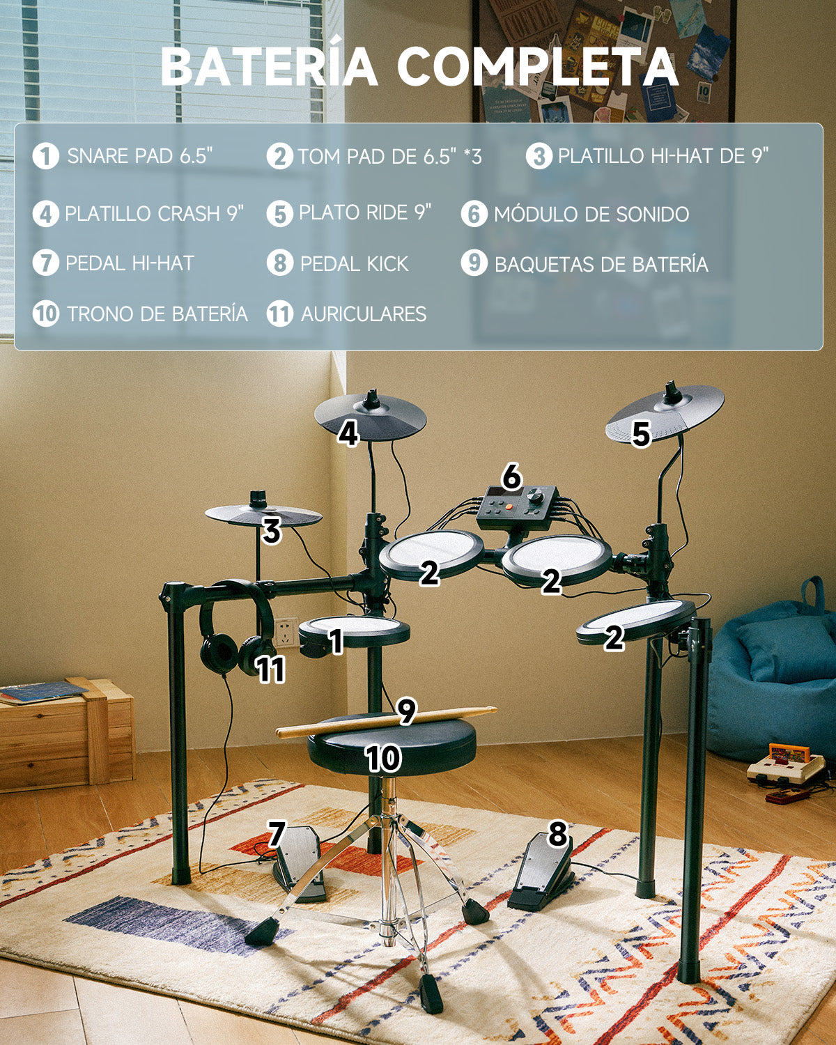 Donner DED-70  Batería electrónica