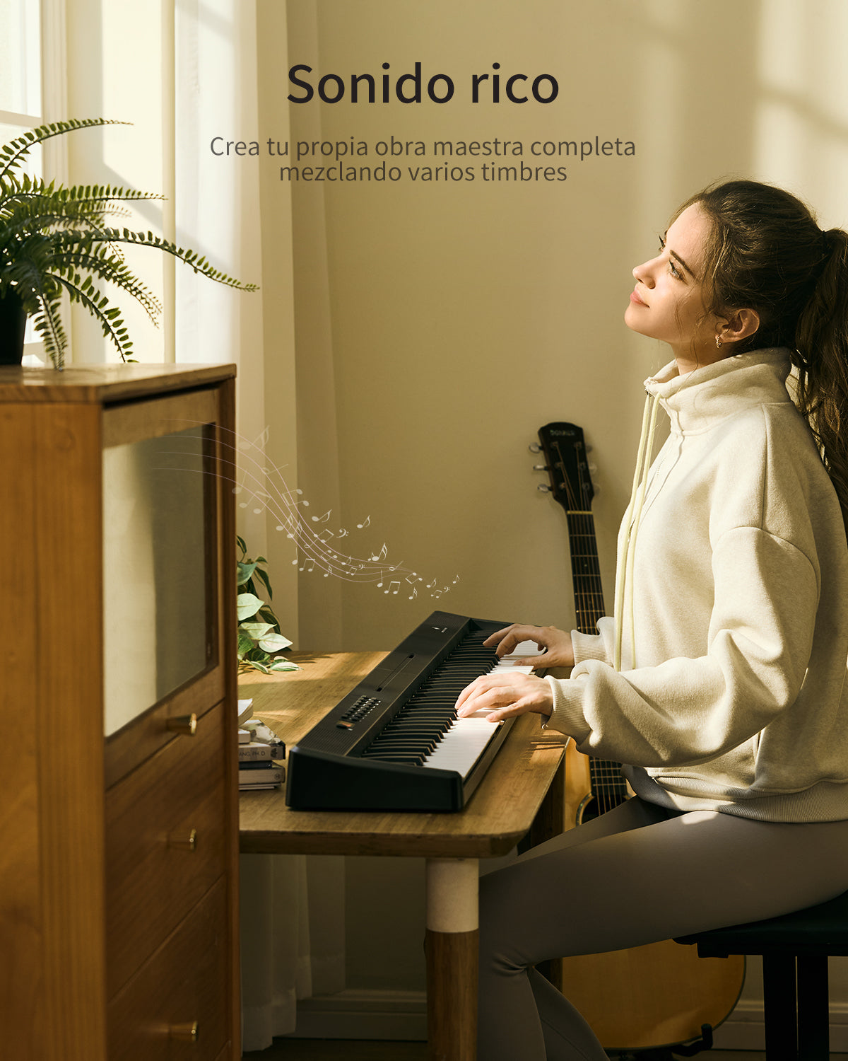 Donner DP-10 Piano eléctrico Teclado plegable portátil