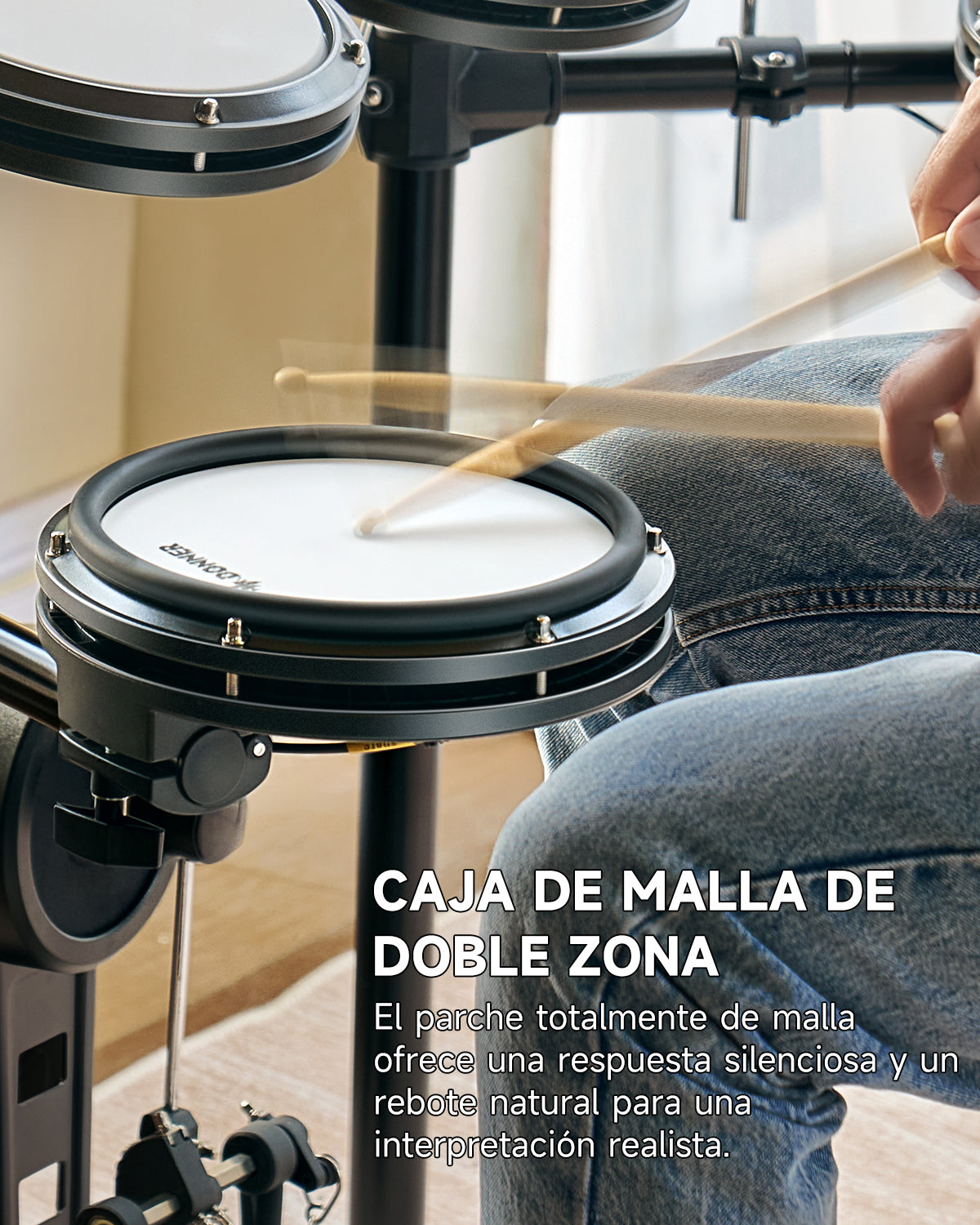 Donner DED-100 batería electrónica para adolescentes