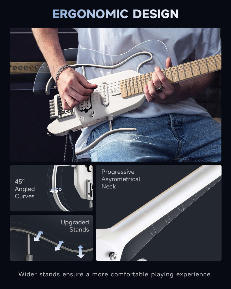 Donner HUSH-X Kit de guitarra eléctrica para viajar