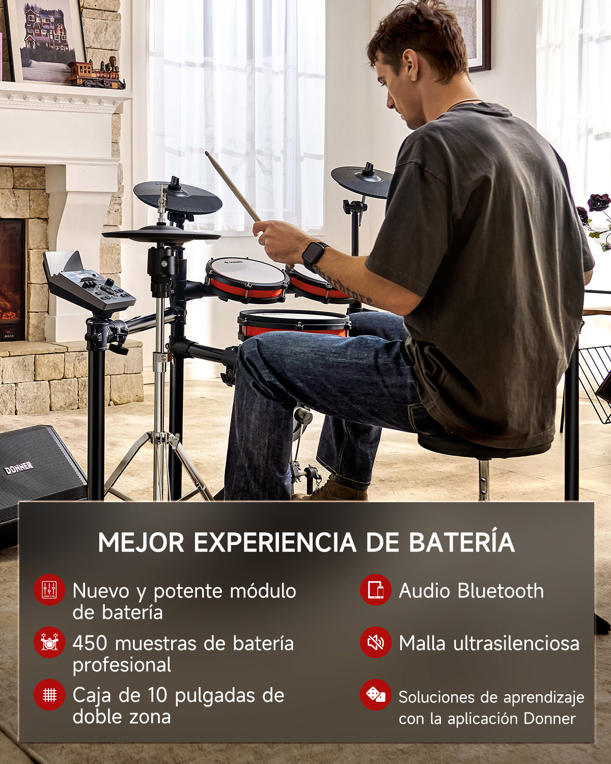 Donner DED-200 Pro Set Batería electrónica