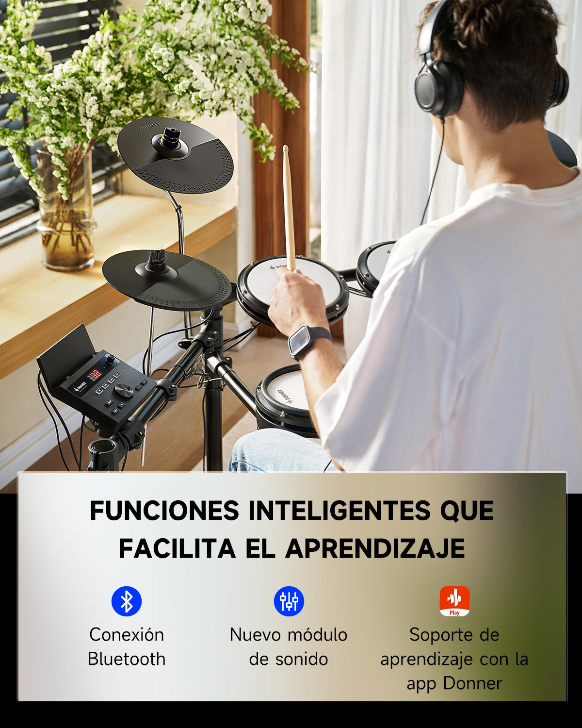 Donner DED-100 batería electrónica para adolescentes