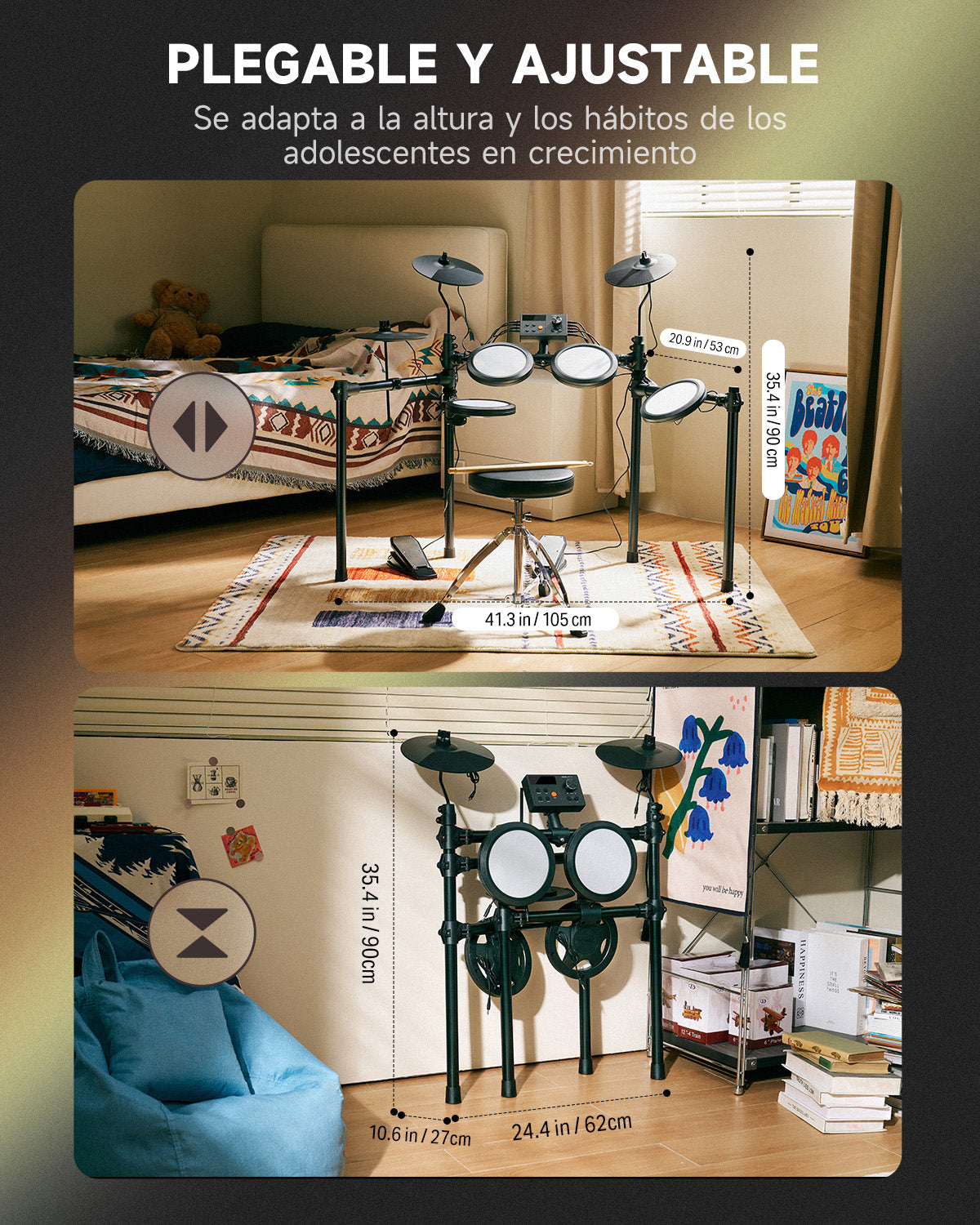 Donner DED-70  Batería electrónica ideal para principiantes y niños