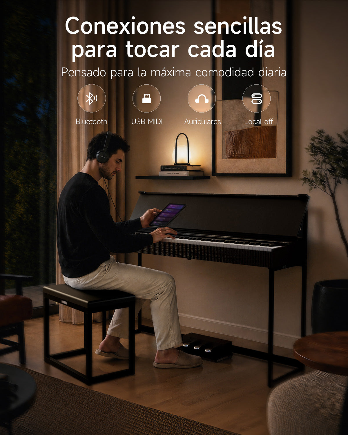 Donner OURA™ S300 Piano digital de estilo casero