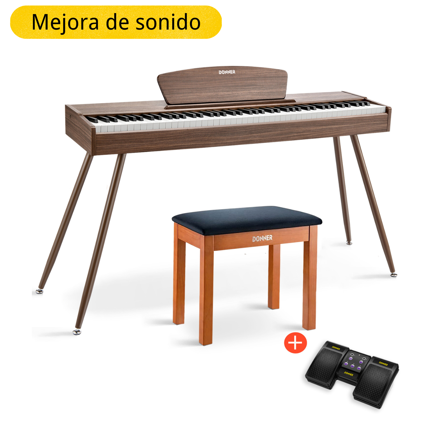 Donner DDP-80 Piano digital de madera con teclado fully weighted