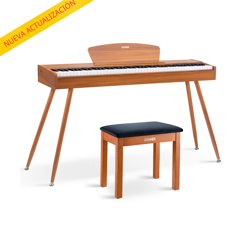 【Pre-venta】Donner DDP-80 piano de digital estilo madera 88-teclas contrapesadas-【Envío el 22 de febrero】